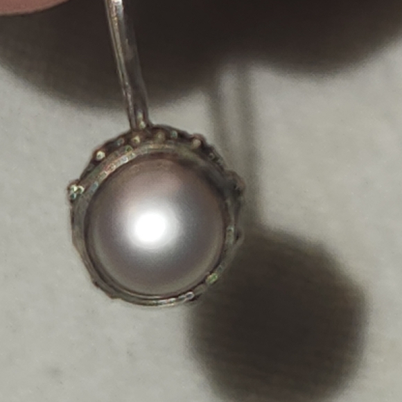 Vintage Suarti ? Sterling Silver Pearl Earrings Classic Elegant - Picture 4 of 10